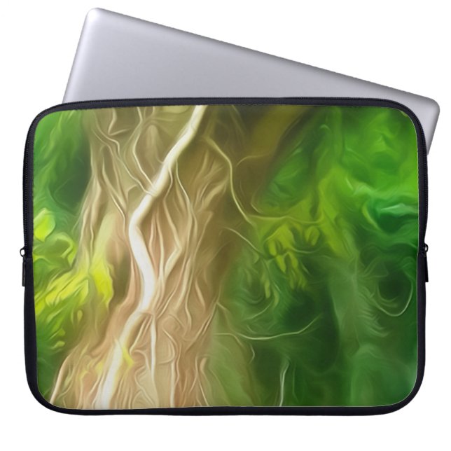 Electronics Bag Dream Light Green Tree (Front)