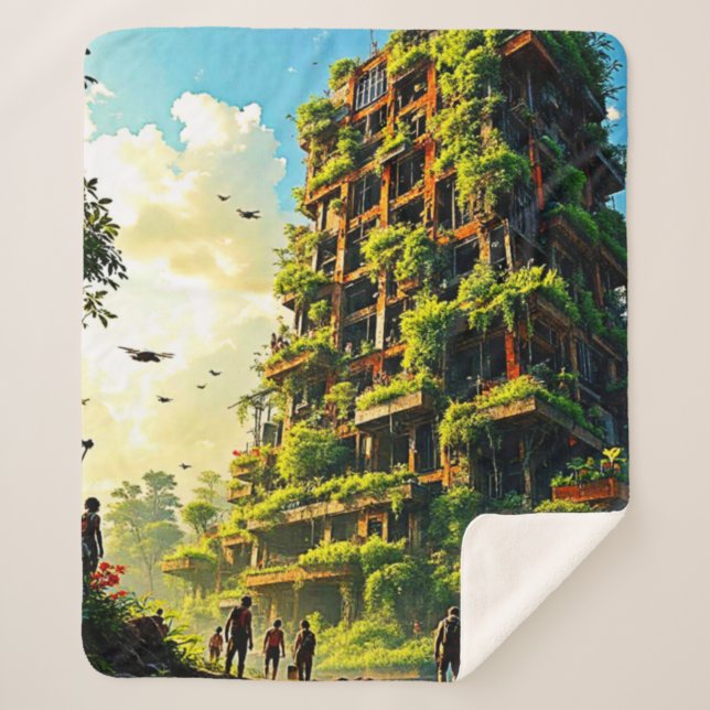 Electronics Bag Sherpa Blanket (Front)