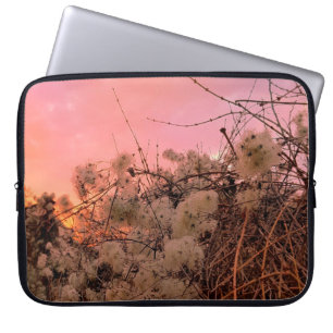 Electronics Bag Winter Sunset And Clematis Vines