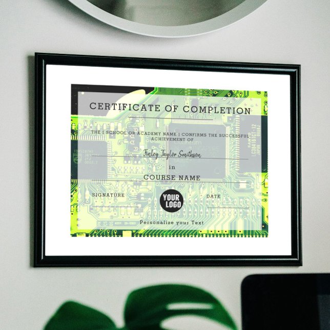 Electronics & Computer Certificate of Completion (Creator Uploaded)