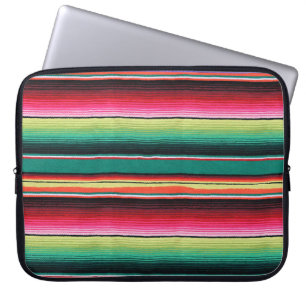 Electronics Laptop Bag with Serape Design