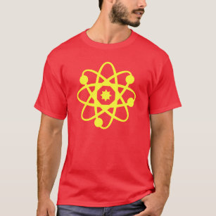 Electrons and neurons red geek shirt
