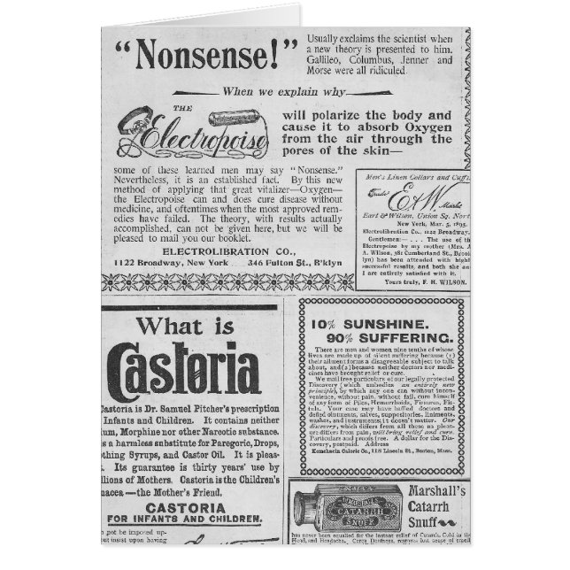 Electropoise and Other Vintage Ads (Front)