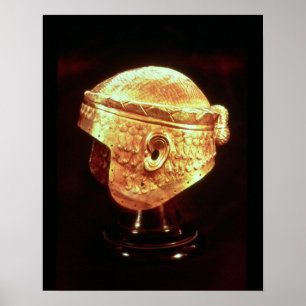 Electrum Helmet of King Mes-Kalem-Dug Poster
