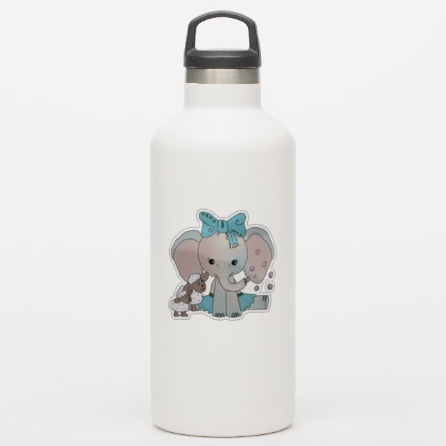Elefant ubd sheep sticker (Waterbottle)