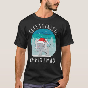 Elefantastic Christmas Elefant Santa XMas for Zook T-Shirt