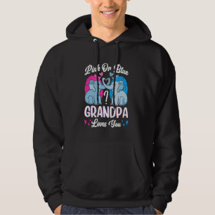 Elefants Gender Reveal Party Pink Or Blue Grandpa Hoodie