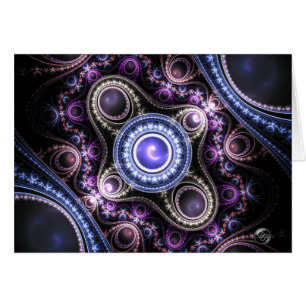 Elegan, Beautiful Unique Glowing Fractal Fine Art
