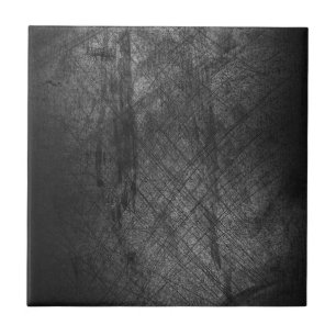 Elegan cool dark distressed metallic grey lines tile