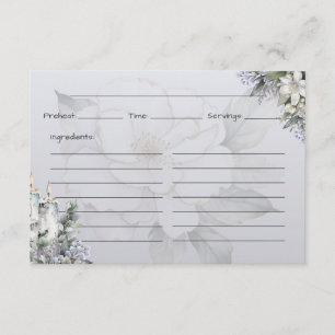Elegance Basic Recipe Card