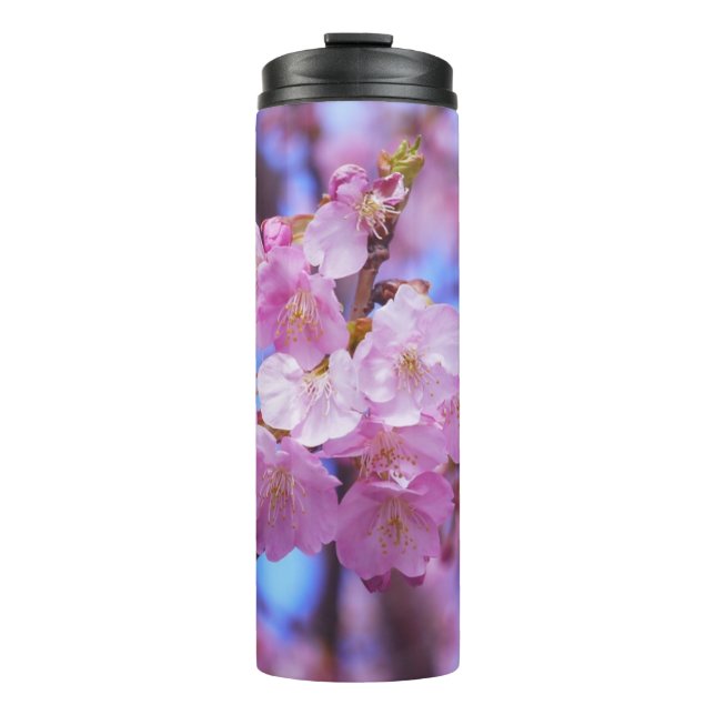 Elegance blossom  thermal tumbler (Front)