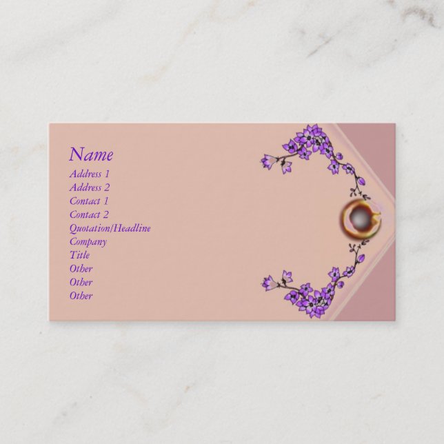 Elegance Business Card (Front)
