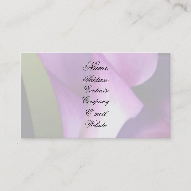 Elegance Business Card (Front)