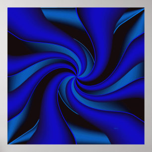 Elegance en bleu.... poster