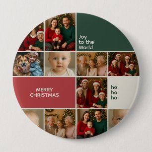 elegance family gift elder collage Christmas 10 Cm Round Badge