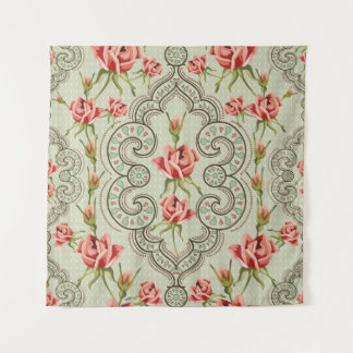 Elegance Floral: Vintage Seamless Background. Tapestry