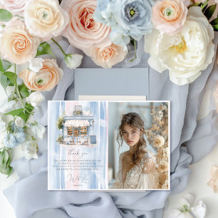 Elegance French Cafe Birthday Thank You Card