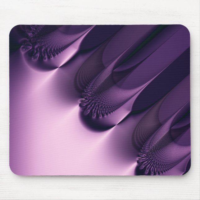 Elegance I · Fractal Art · Purple Mouse Mat (Front)