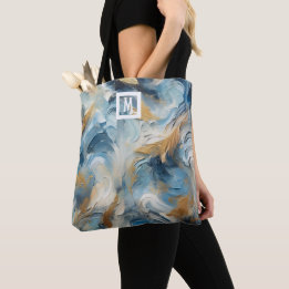 Elegance in Acrylic: Customisable Monogram Tote Bag