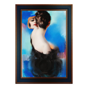 Elegance In Black by Rolf Armstrong Photo Print