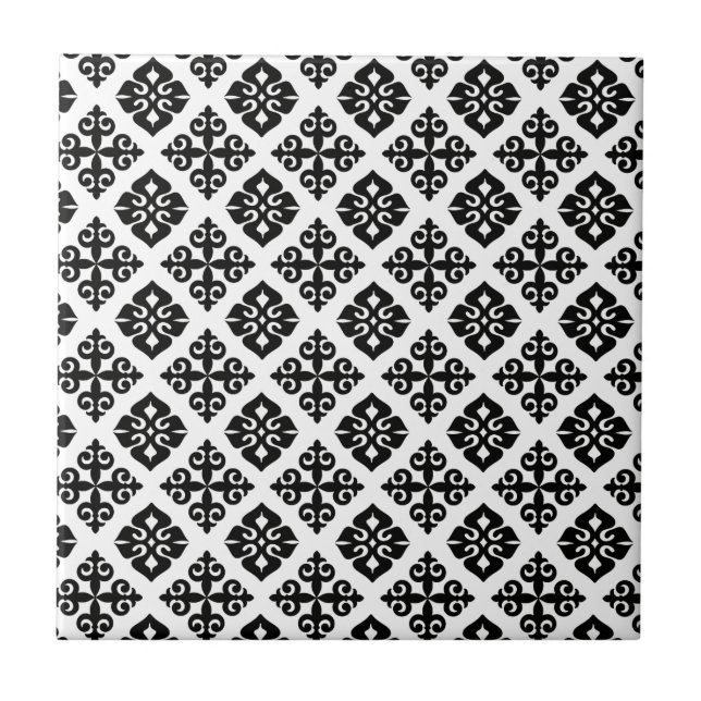 Elegance in Black & White Tile (Front)