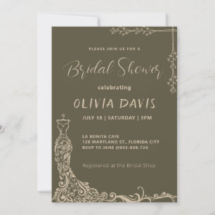 Elegance in Bloom: A Bridal Shower Invitation