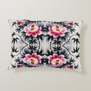 Elegance in Bloom: Floral Harmony printed Decorative Cushion