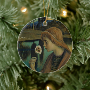Elegance in Every Stroke - The Francesca Ceramic Tree Decoration