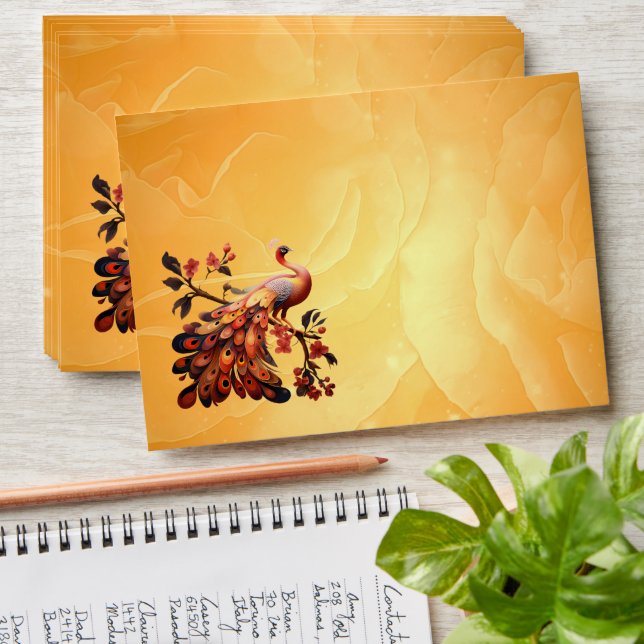 Elegance in feathers envelope (Stacked)