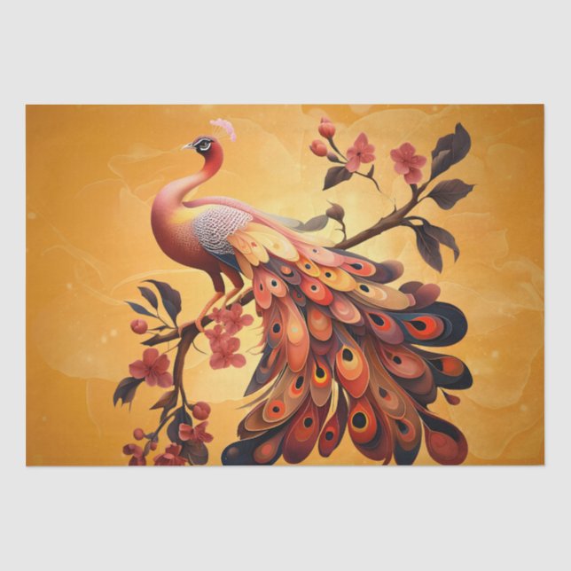 Elegance in feathers tissue paper (Front)