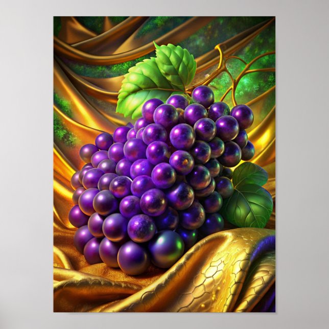 "Elegance in Fruit" Poster (Front)