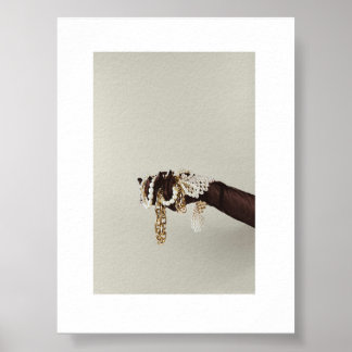"Elegance in Hand" – Minimalist Jewellery Art Post Poster