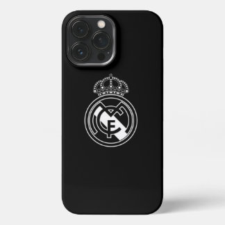 Elegance in Monochrome: Real Madrid B&W Phone Case