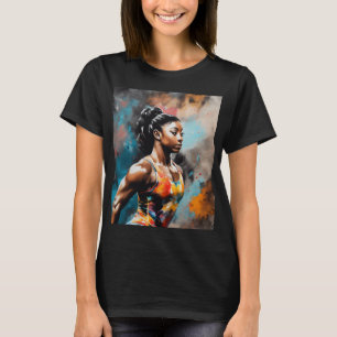 Elegance in Motion: Simone Biles T-Shirt