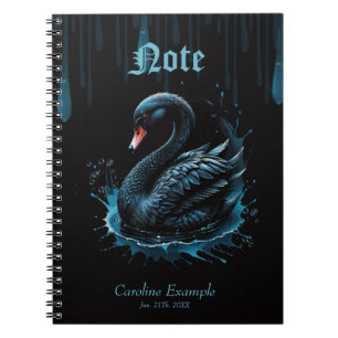 Elegance in motion, the black swan notebook