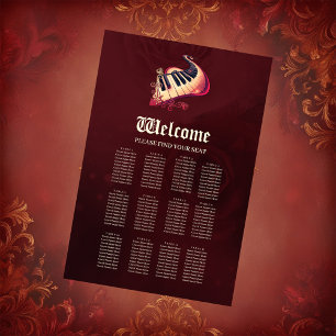 Elegance in motion, the curved piano. poster