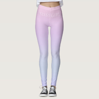 Elegance in Pink: Sissy Girl Luxury Leggings
