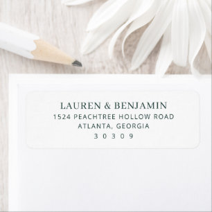 Elegance in Simplicity Address Label