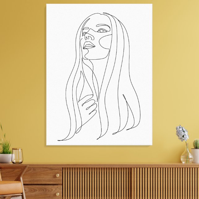 Elegance in Simplicity Canvas Print (Insitu(LivingRoom))