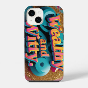 "Elegance Meets Humour" iPhone 14 Case