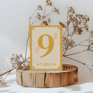 Elegance Modern Vintage Table Number