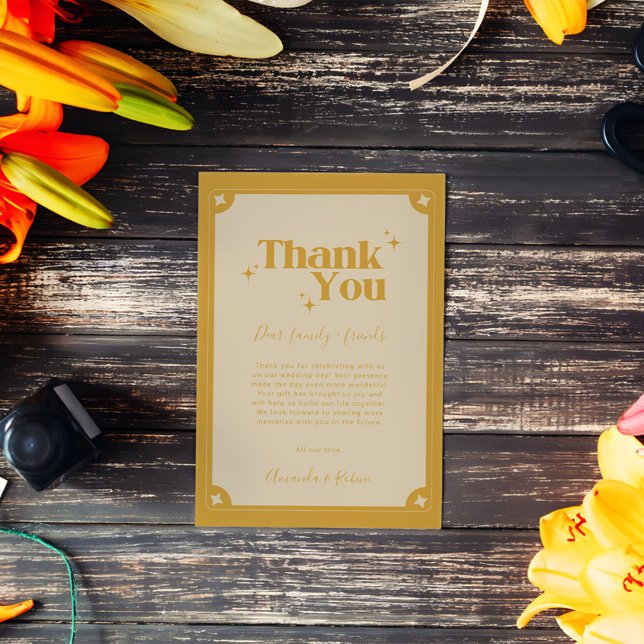 Elegance Modern Vintage Thank You Card (Creator Uploaded)