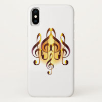 Elegance Musical Heart Design White