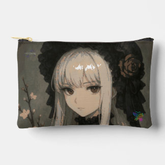 Elegance of the Midnight Blossom Maiden Standard Accessory Pouch