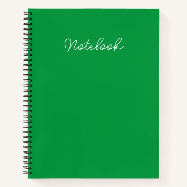 Elegance on Every Page: Branded 8.5" x 11"  Notebook (Front)