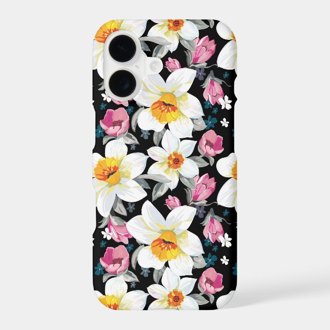 Elegance pattern with narcissus flowers (Back)
