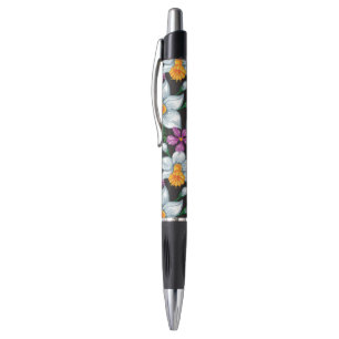 Elegance pattern with narcissus flowers 2