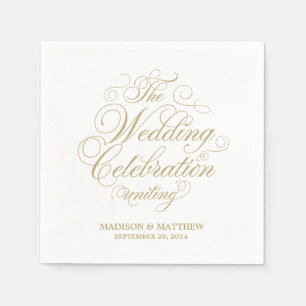Elegance Personalised Paper Napkins