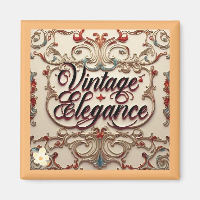 "Elegance Reimagined" Magnet (Front)