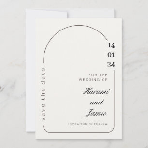 Elegance Save the Date Invitation